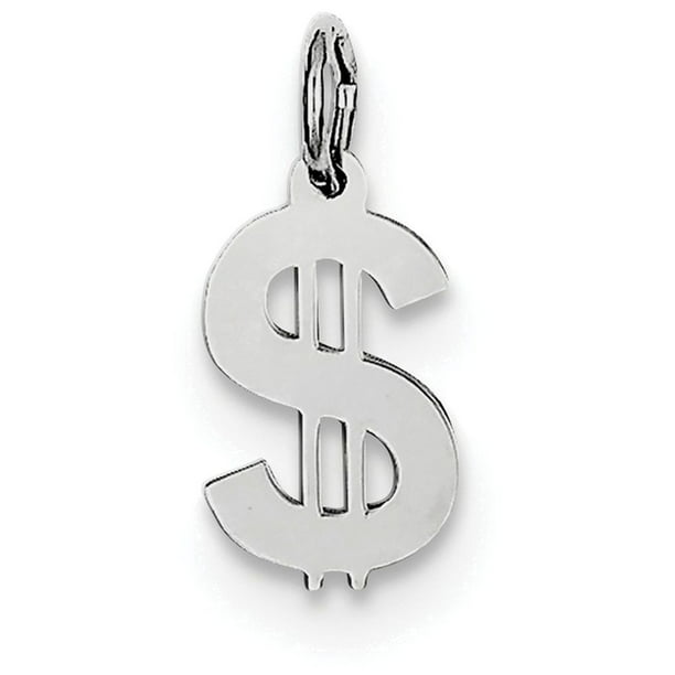 Gift Bag Silver Plated Money Dollar Sign Charm fits European Charm Bracelets